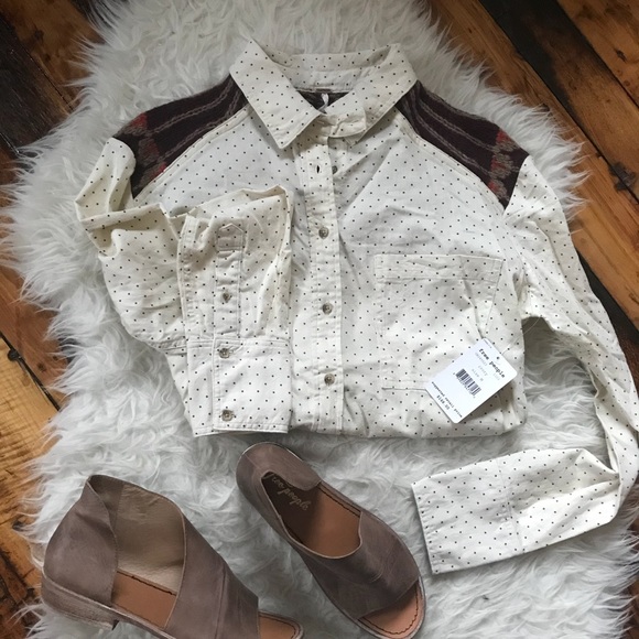 •Free People•knit detailed button up - Picture 4 of 8